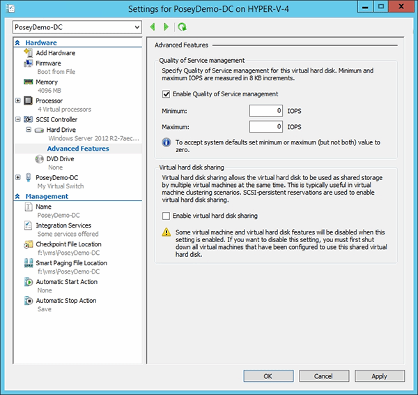 Windows Server 2012 R2服务质量管理